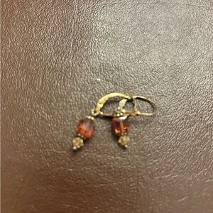 Elegant Gold and Crystal Earrings